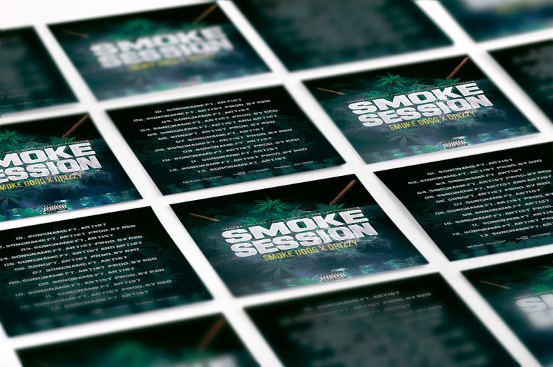 Smoke Sessions Mixtape Cover Template 3