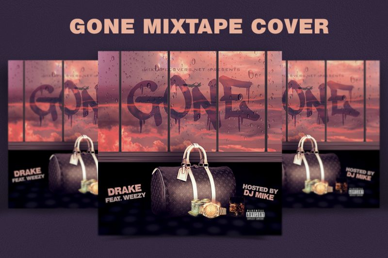 Gone-Mixtape-cover-template