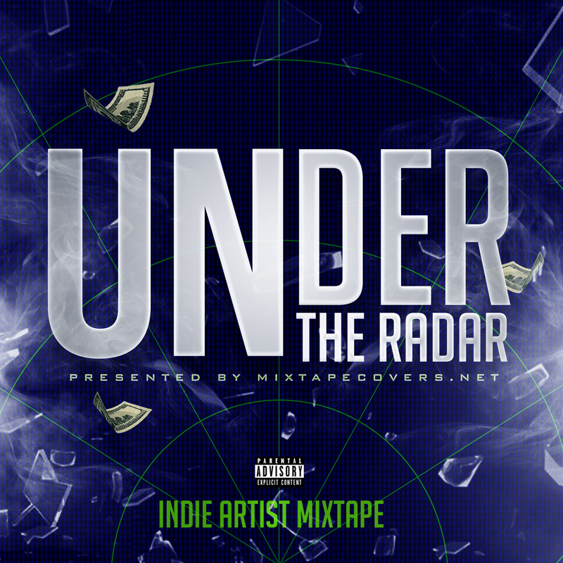 under the radar mixtape cover design template
