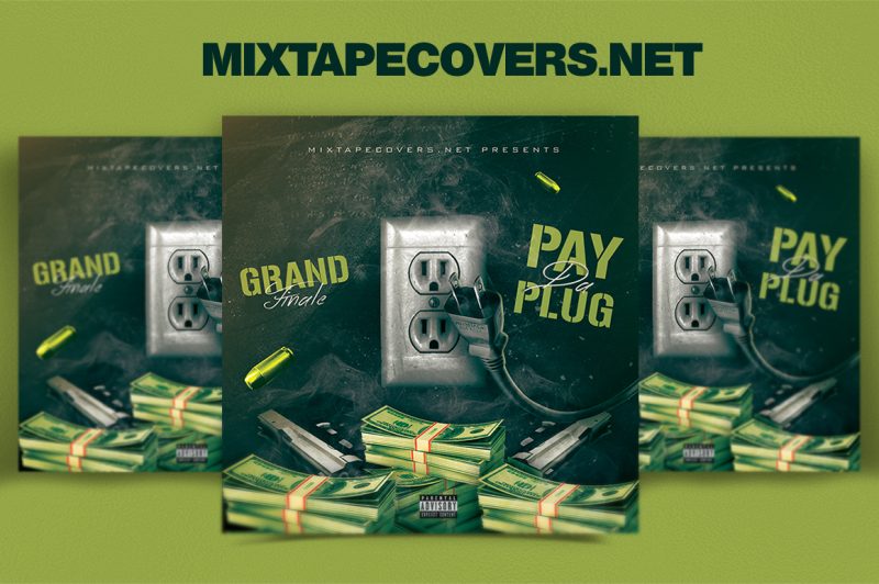Pay Da Plug Mixtape Cover Template mixtape psd album cover template