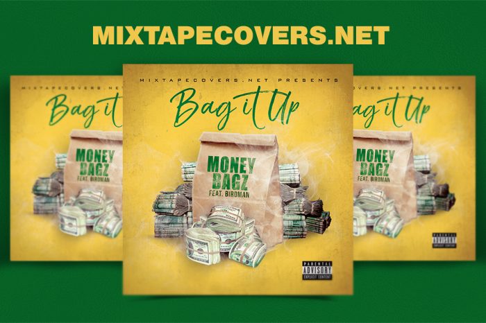 The Bag It Up Mixtape Template mixtape psd album cover template