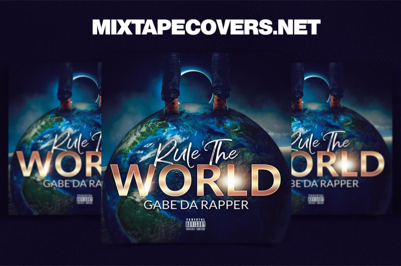Rule The World Mixtape Cover Template mixtape psd album cover template