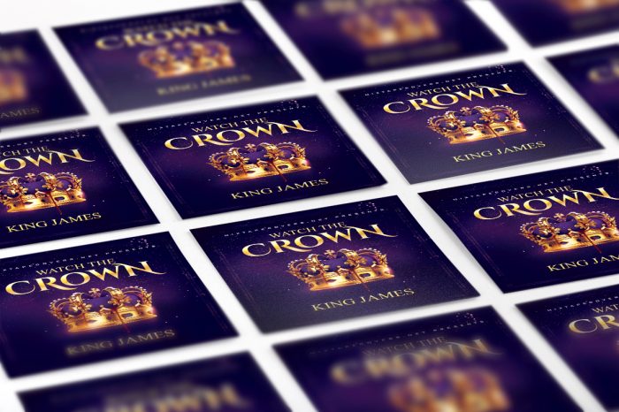 Watch the Crown mixtape psd album cover template