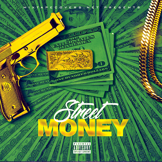 Street Money Mixtape Cover Template mixtape psd artist