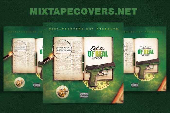 Definition of real mixtape cover design mixtape psd album cover template