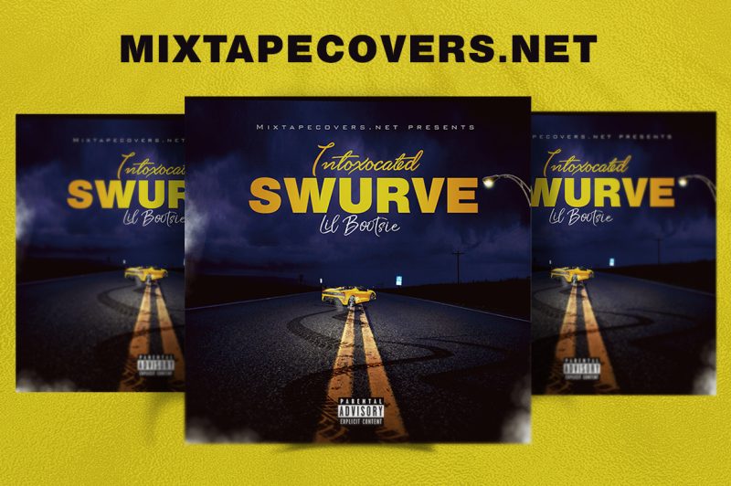 Intoxicated Swurve Cover Template mixtape psd album cover template