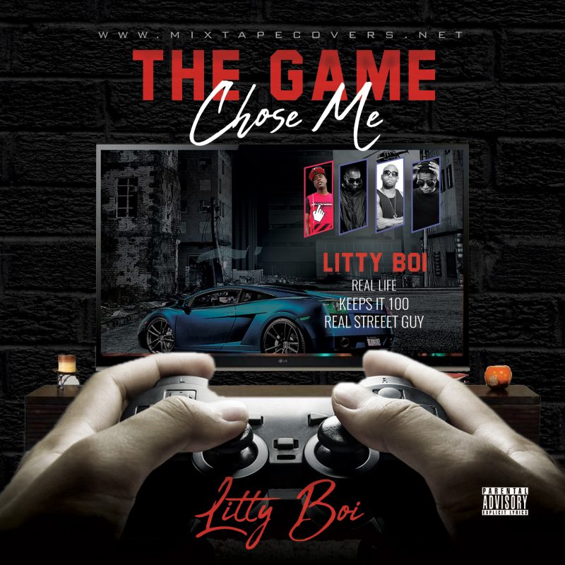 The Game Chose Me Free Mixtape cover template Free Mixtape Cover Templates album cover