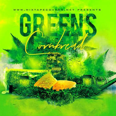 Greens and Cornbread Mixtape template mixtape psd 420