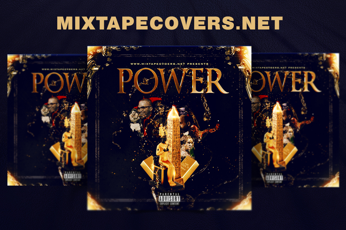 Power Mixtape Cover album cover album cover template