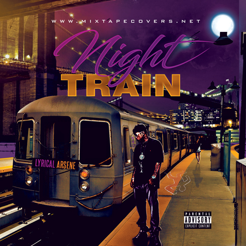 Night Train  Free Mixtape Cover Template Free Mixtape Cover Templates album cover